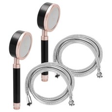Jb JEIL BATH 鋁合金蓮蓬頭+淋浴管2.5m組, 2組, 玫瑰金