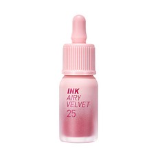 Peripera 空氣感絲絨唇釉, 25 烏龍蜜桃, 4g, 1瓶