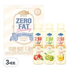 폰타나 무지방 저칼로리 드레싱 오리엔탈 + 그린 키위 + 파인애플 세트, 695g, 3세트