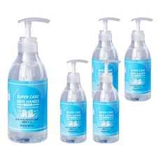 슈퍼케어 세이프 핸즈 손소독제, 500ml, 5개