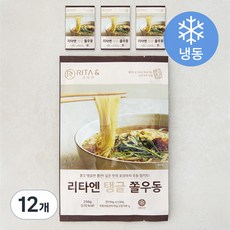 리타엔 탱글 쫄우동 (냉동), 256g, 12개
