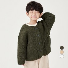 Lolly Tree 童款短絨毛鈕釦外套