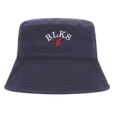 블랙샌즈 베이직 심볼 로고 자수 버킷햇