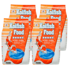 AQUAFUN 水之樂 錦鯉魚飼料, 4袋, 5kg