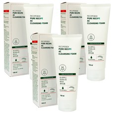 레시피박스 여드름 기능성 AC 폼클렌징, 150ml, 3개