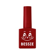 BESSIE 七彩系列 美甲凝膠, R04 辣椒紅色, 11ml, 1瓶