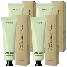 ARONYX Vegan-i Leumiang 護手霜 青檸羅勒, 50g, 4個