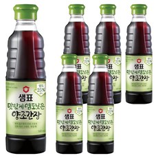 샘표 맛있게 염도낮은 양조간장, 500ml, 6개
