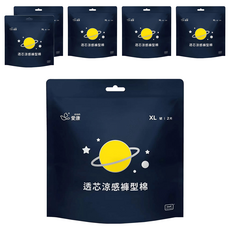 icon 愛康 透芯涼感褲型衛生棉, XL(臀圍90~115cm), 2片, 6包