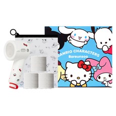 Bareun Soo 旅行用迷你濾芯蓮蓬頭Hello Kitty+一般型濾芯 3入組, 1套, 混色