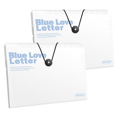 Dokyumo 文件口袋文件夾 12格, 白色, 2個