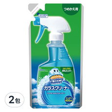 SC Johnson 莊臣 Scrubbing Bubbles 激泡玻璃清潔噴劑 補充包, 2包, 400ml