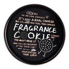 bbdd 餅乾造型出風口車載香薰器 咖啡色 PP+ABS材質