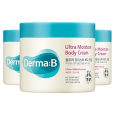 Derma B 超保濕潤膚霜 香草香, 430ml, 3罐