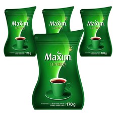 Maxim 無咖啡因咖啡粉補充包, 170g, 1包, 4包
