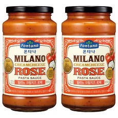 폰타나 밀라노 크림치즈 로제 파스타소스, 600g, 2개