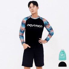 aquatica 男性防曬衣 AQAMTS24016 上衣 + PZ 短褲套裝
