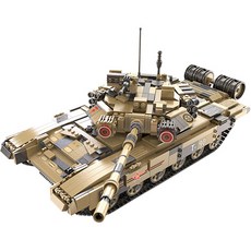 Cada BUNNY LAND CaDA T-90主力戰車積木模型 C61003W 1722塊入, 混色