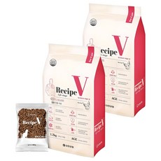 유한양행레시피브이 고양이 처방식사료, 어덜트, 1.2kg, 2개