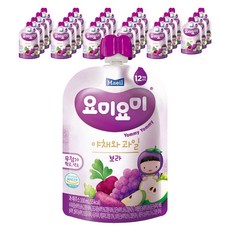 요미요미 야채와 과일 주스, 보라, 24개, 100ml