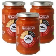 alce nero 尼諾 香辣番茄義大利麵醬, 350g, 3個