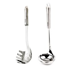 PADERNO 經典湯勺+義大利麵勺, 混色