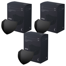 맘편히마스크 새부리형 마스크 대형 KF-94, 25개입, 3개