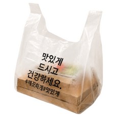 Bongdarinet 外送便當包裝塑膠袋 大型 200入, 1個