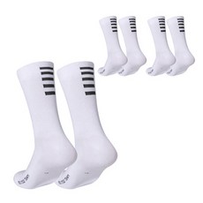 Pelle Sports 自行車襪, 白色 + 黑色, 3個