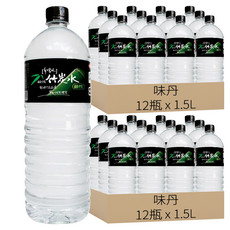 多喝水 鹼性竹炭水, 1.5L, 24瓶