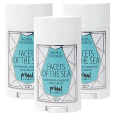 海的原始元素除臭劑面孔, 75g, 3個