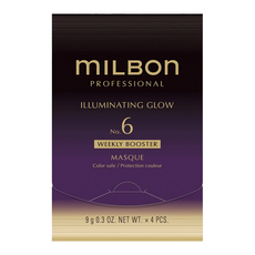 mILBOn 護髮系列 黑凜 NO.6 柔曜 4個, 36g, 1組