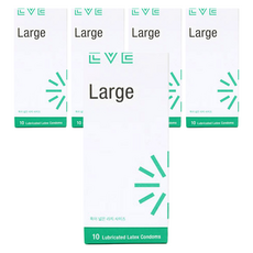 EVE 라지 일반형 콘돔, 10개입, 5개