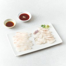 은하수산 숙성한 광어 + 우럭회, 200g, 1세트