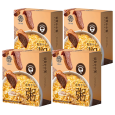 樂食食堂 乾坤牛牛粥 (500g x 4盒)｜全齡層即食粥品 營養豐富 方便快速