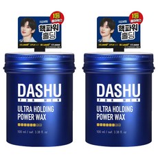DASHU 男士超強定型持久造型髮蠟, 100ml, 2罐