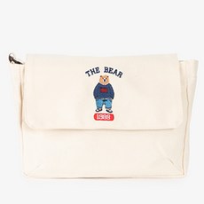 jeballot 帆布熊信差包