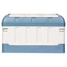 dayneeds 日需百備 高蓋 可摺疊收納箱 SBD-BU353561, 1個, 天空藍