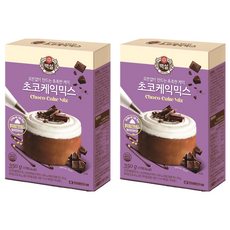 백설 초코케익 믹스, 350g, 2개