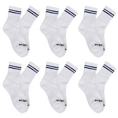 K2 Safety 男性中筒襪 長襪, 白色