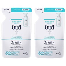 Curel 珂潤 潤浸保濕 洗顏慕絲 補充包, 130ml, 2包