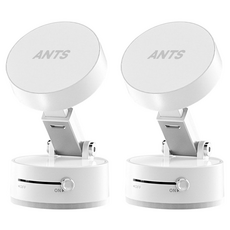 앤티스 베큠 차량용 멀티 흡착식 휴대폰 거치대, 화이트, 2개