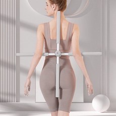 Luarmo 瑜珈平衡棒 姿勢矯正 平衡十字伸展棒, 灰色, 1個