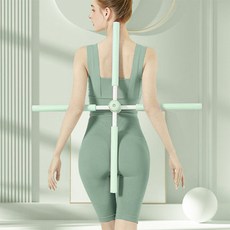 Luarmo 姿勢平衡十字伸展輔助棒, 綠色, 1入