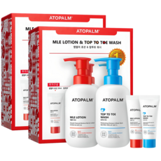 ATOPALM 愛多康 MML乳液 300ml+20ml+全身沐浴乳 300ml+20ml組, 2個