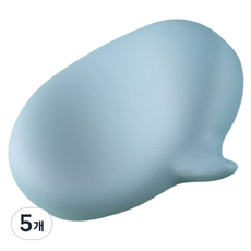 꼬까 버블 실리콘 마우스 손목 보호패드, 블루, 5개