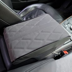 앤티스 차량용 프리미엄 메모리폼 콘솔 팔걸이 쿠션, 그레이, 1개