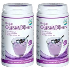 葡萄風味水分補充果凍粉, 2罐, 400g