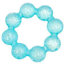 Nuby 冰膠固齒器, 單件, 藍圈圈, 1個