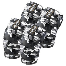 ZERO TO HERO 獨家健康迷彩護膝迷彩, 2雙, BLACK CAMO